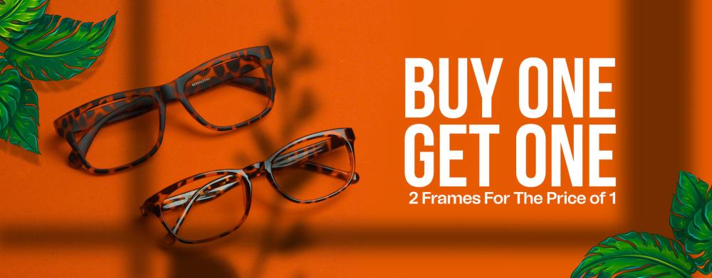 1) Buy One Get One - 2 Frames For The Price of 1