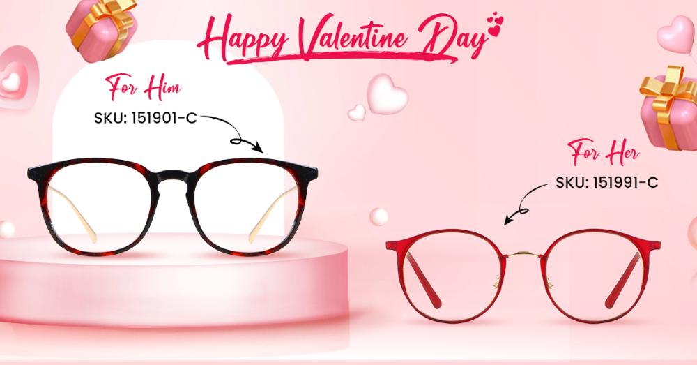 VALENTINE'S DAY GLASSES - BLAZE UP WITH TORTOISE FUN!