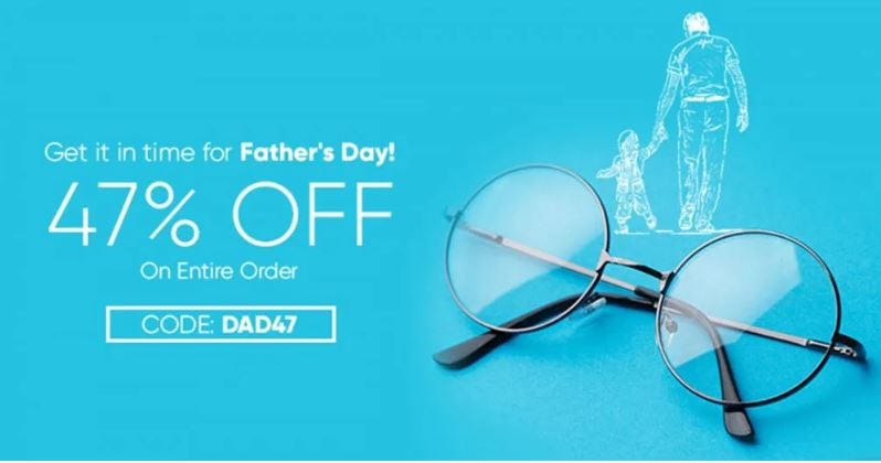 Celebrate Father's Day - Gift Discounted Glasses Online