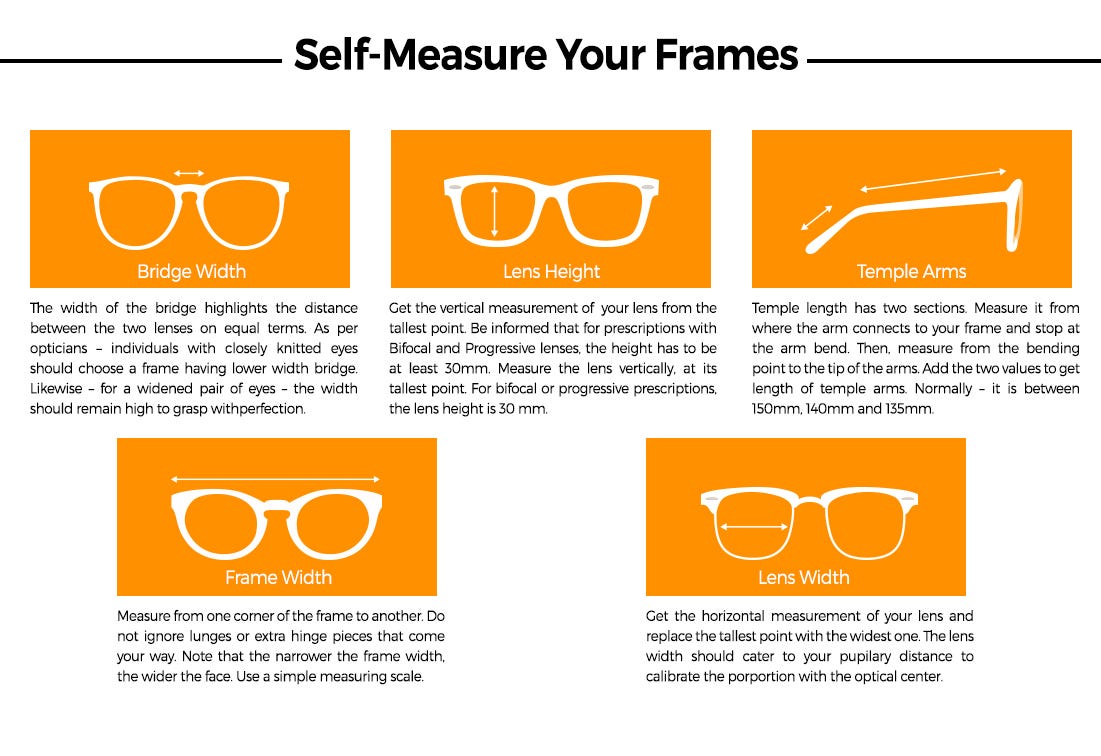 Frame Size Guide, How To Choose Your Frames