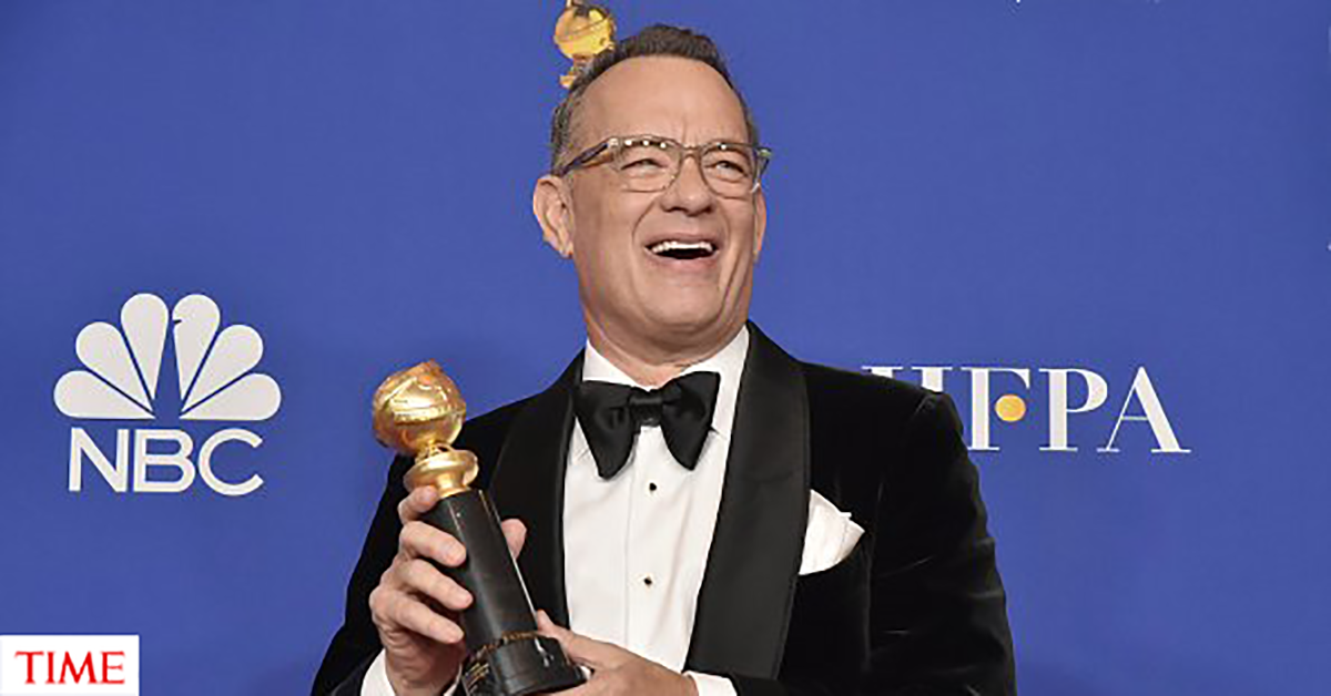3) Tom Hanks - The Full Rimmed Translucent Acetates: