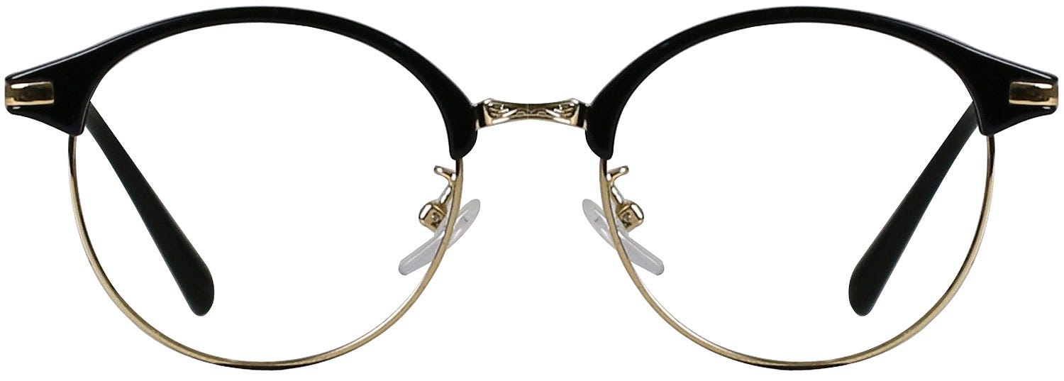 White browline glasses sale