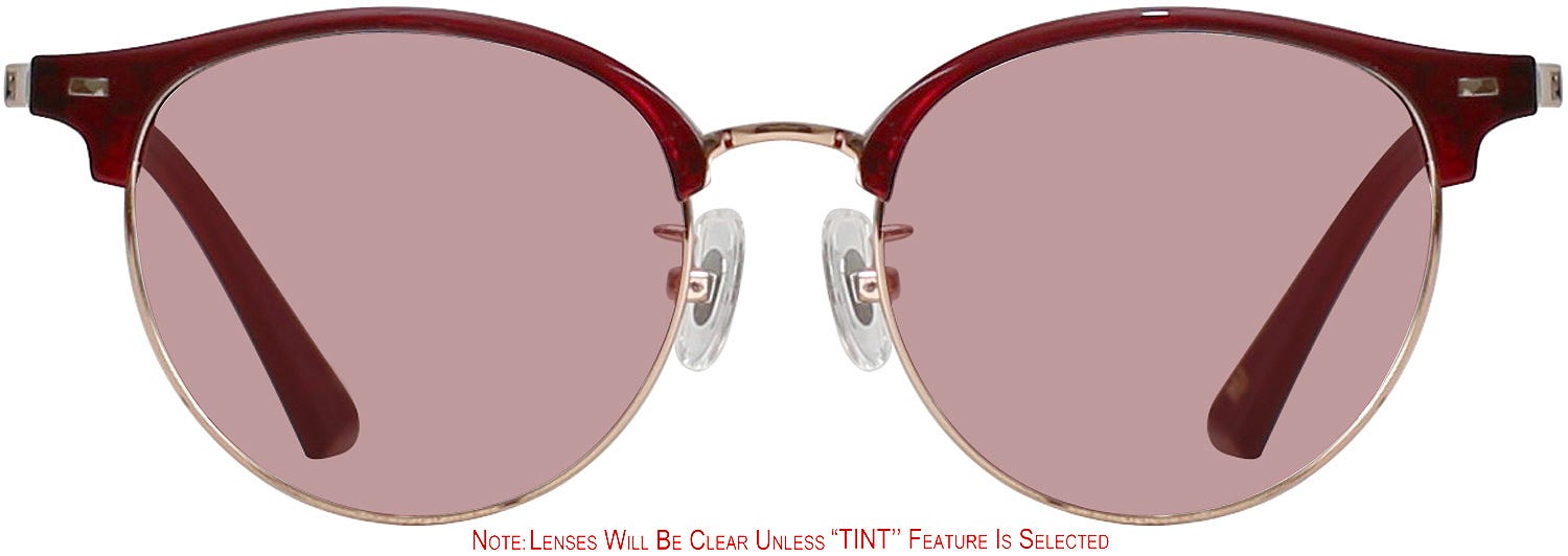 H26119 Helen Keller Browline Eyeglasses