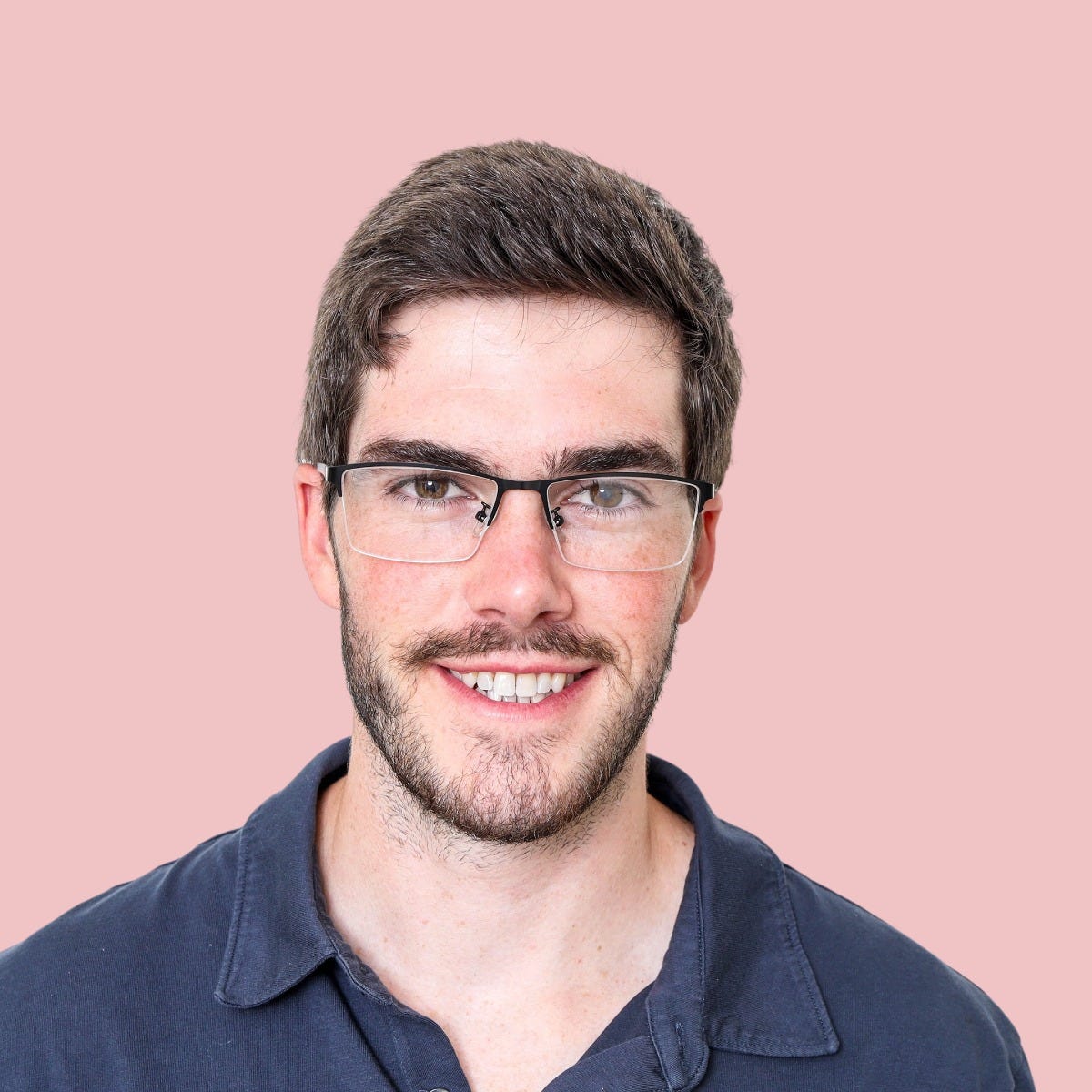 【送料無料】Looking Glass Portrait Rimless Eyeglasses 162743-c