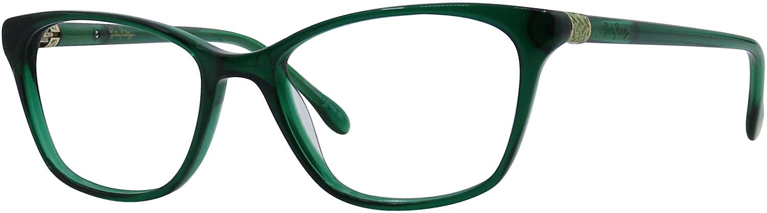 Lily Pulitzer lindley optical frame NEW – LILY PULITZER LINDLEY GREEN MARBLE OPTICAL EYEGLASS  main image 4