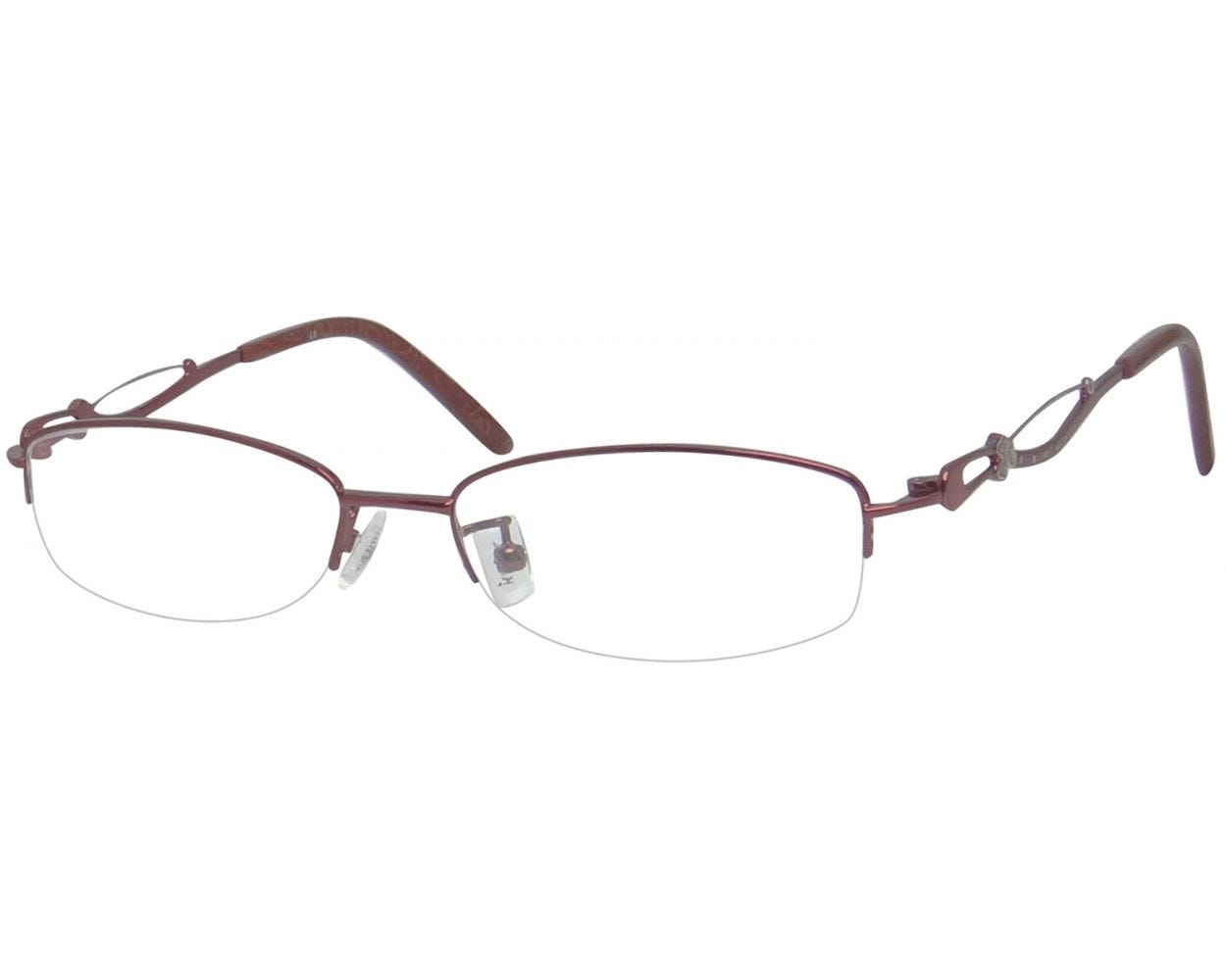 K6011 Copper Rectangle Eyeglasses Metal Frame