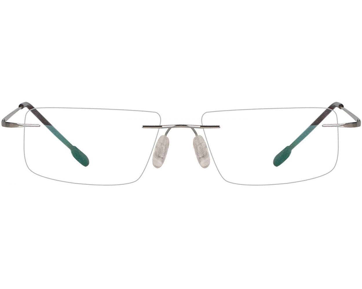 Rimless Rectangle Eyeglasses 143516 