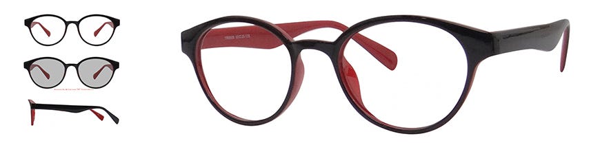 full-rim retro eyeglasse