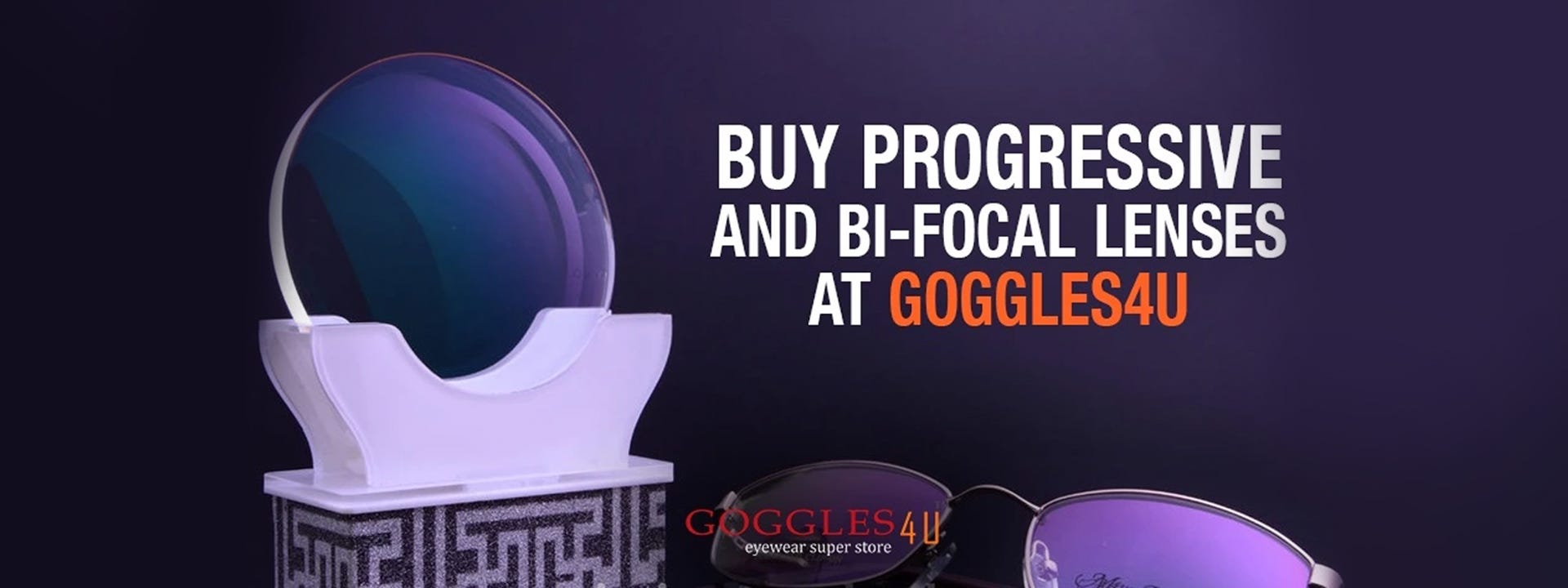 Buy Distance, Reading, Progressive and Bi-Focal Lenses at Goggles4U