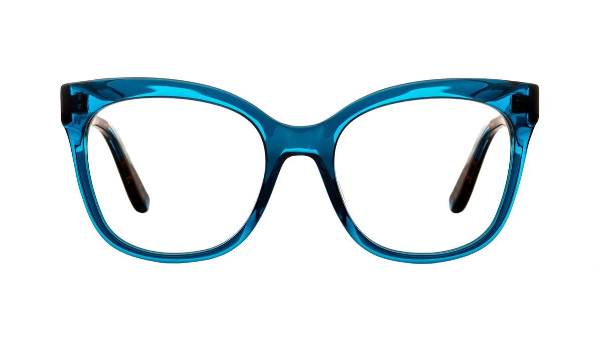Bold Blue Eyeglasses