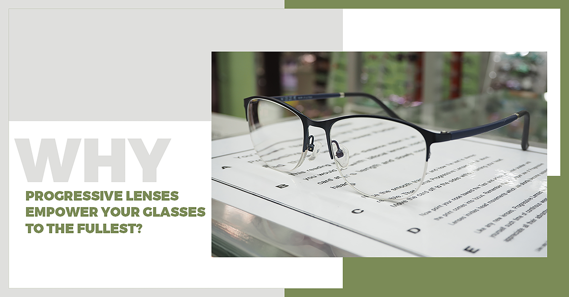 10) WHY PROGRESSIVE LENSES EMPOWER YOUR GLASSES TO THE FULLEST?